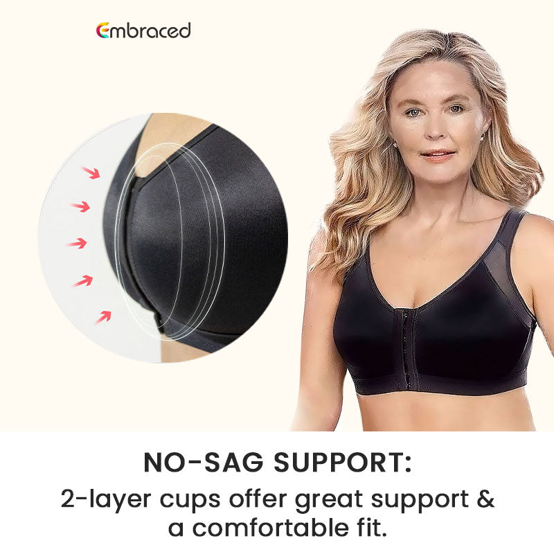 Embraced – Last day 70% OFF – Adjustable Front Closure Support  Multifunctional Bra – lacibeauty – Flory Market