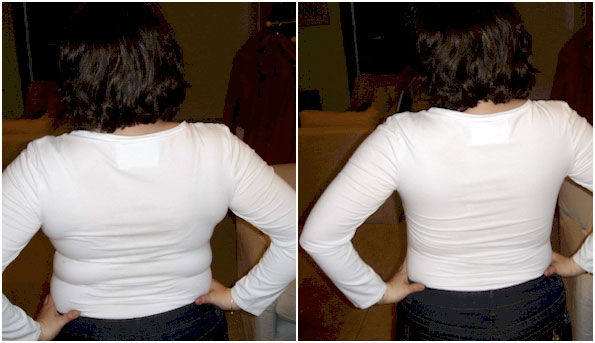 Real Life transformations in our "No Back Fat Bra" - Before & After  Pictures - Shapeez